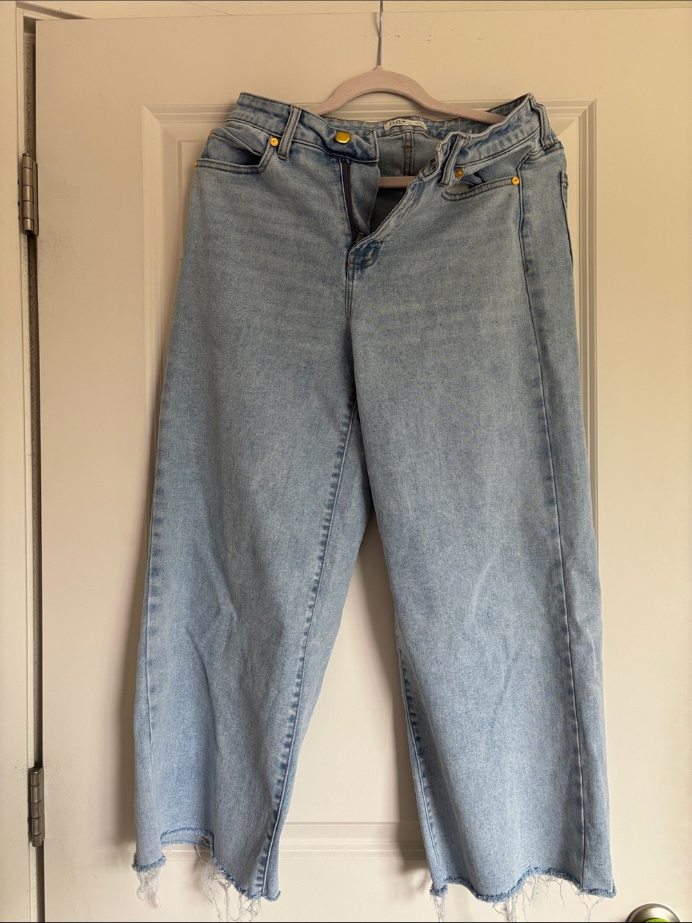 Light Blue Wide-Leg Women's Jeans